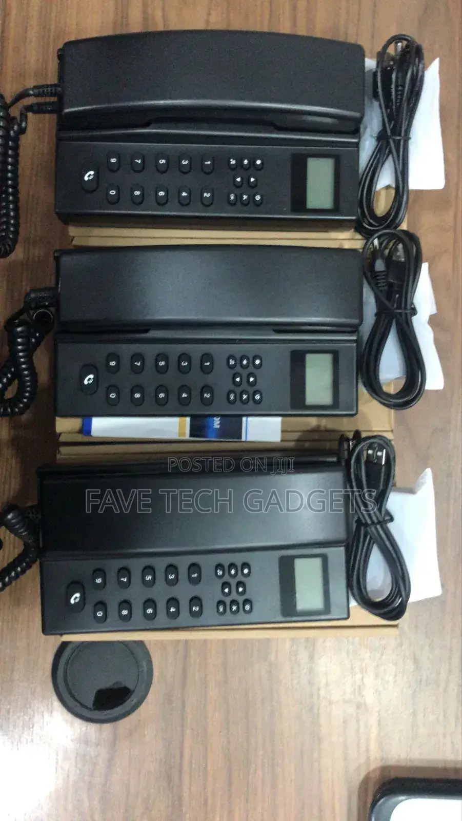 Far Distance Wireless Display Intercom Telephone 3pcs