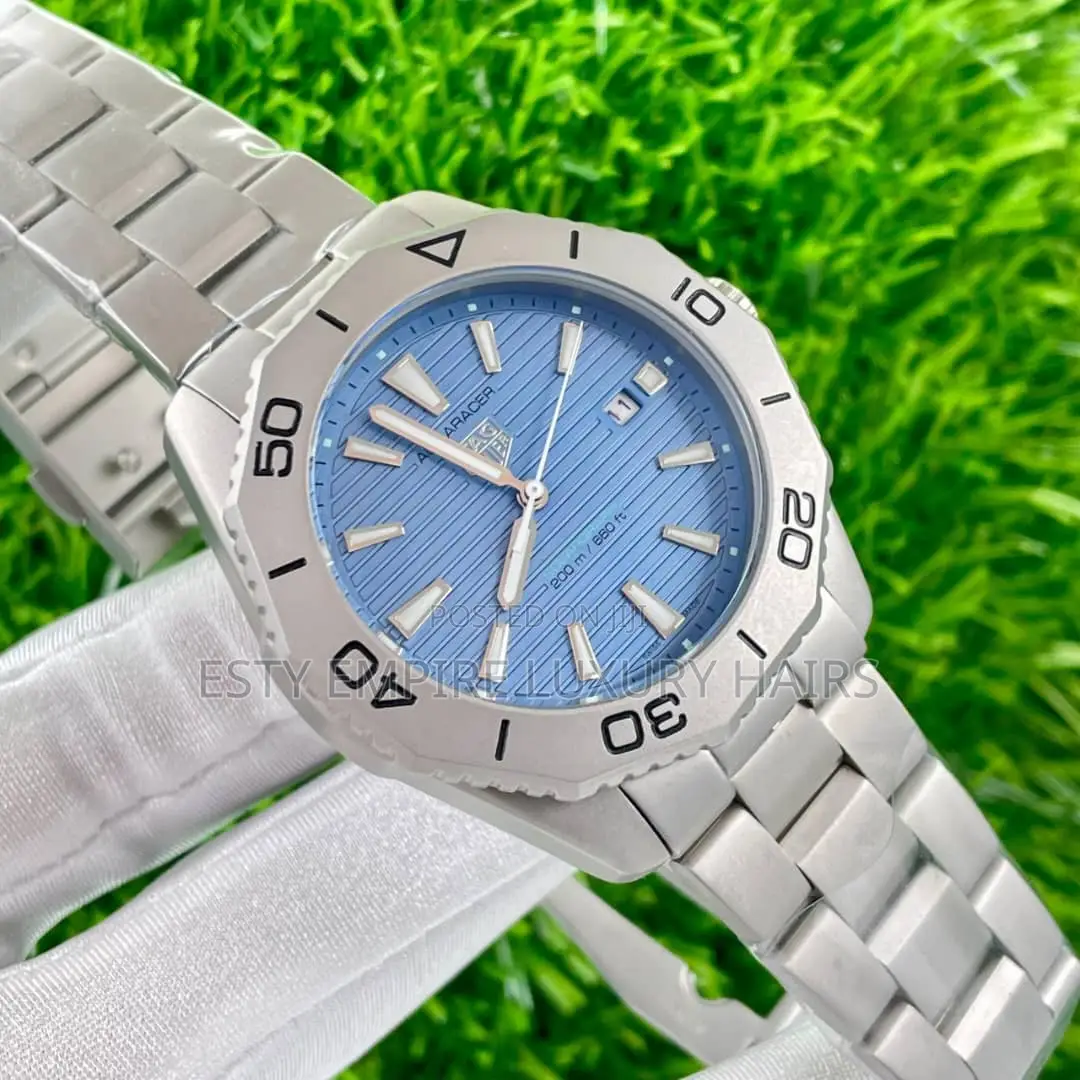 Aquarcer Quality Luxury Men Chain Strap Wristwatch