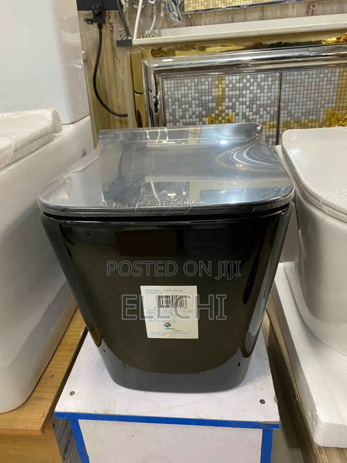 Black Wall Hung Wc