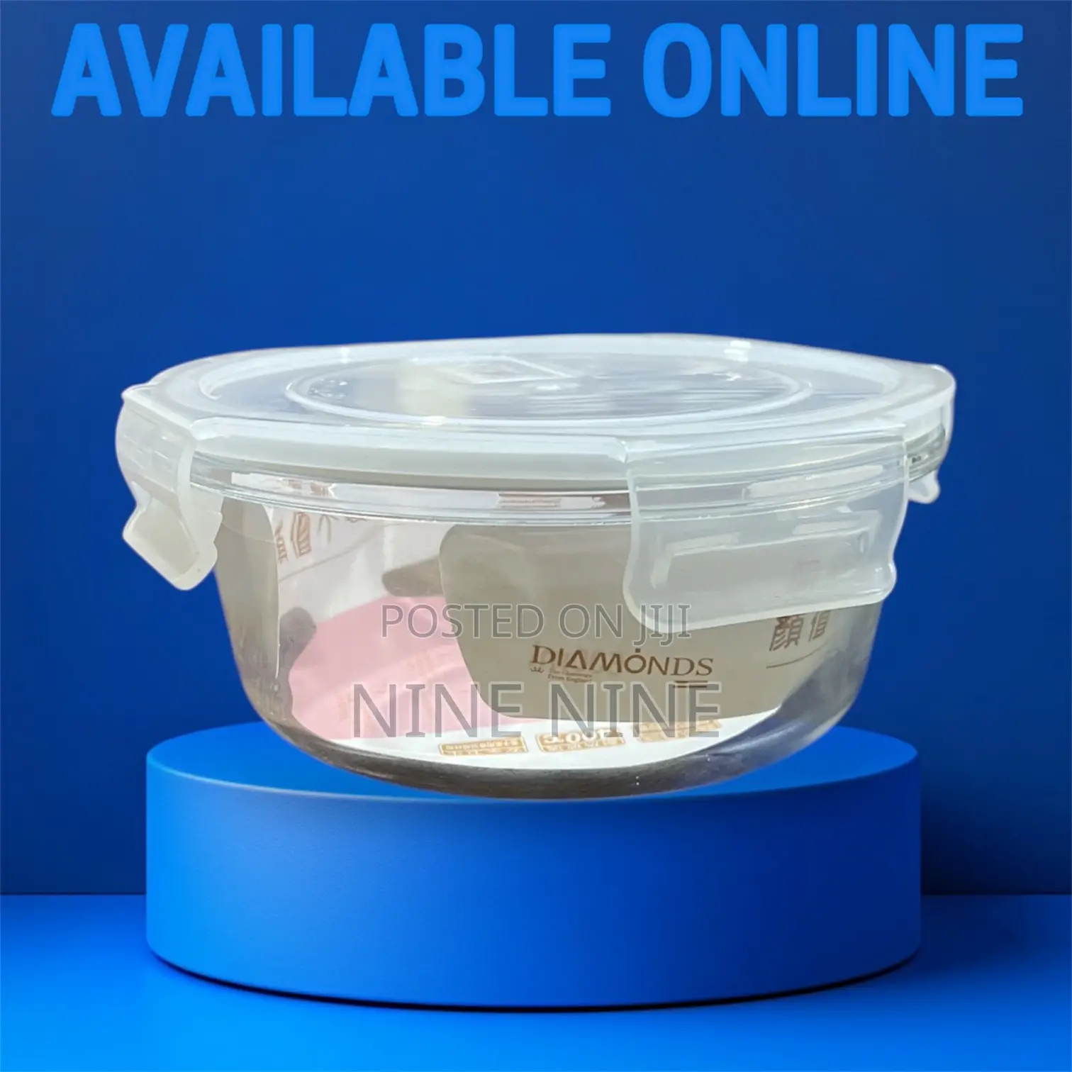 Diamond Glass Ware Bowl {Bxw-202}