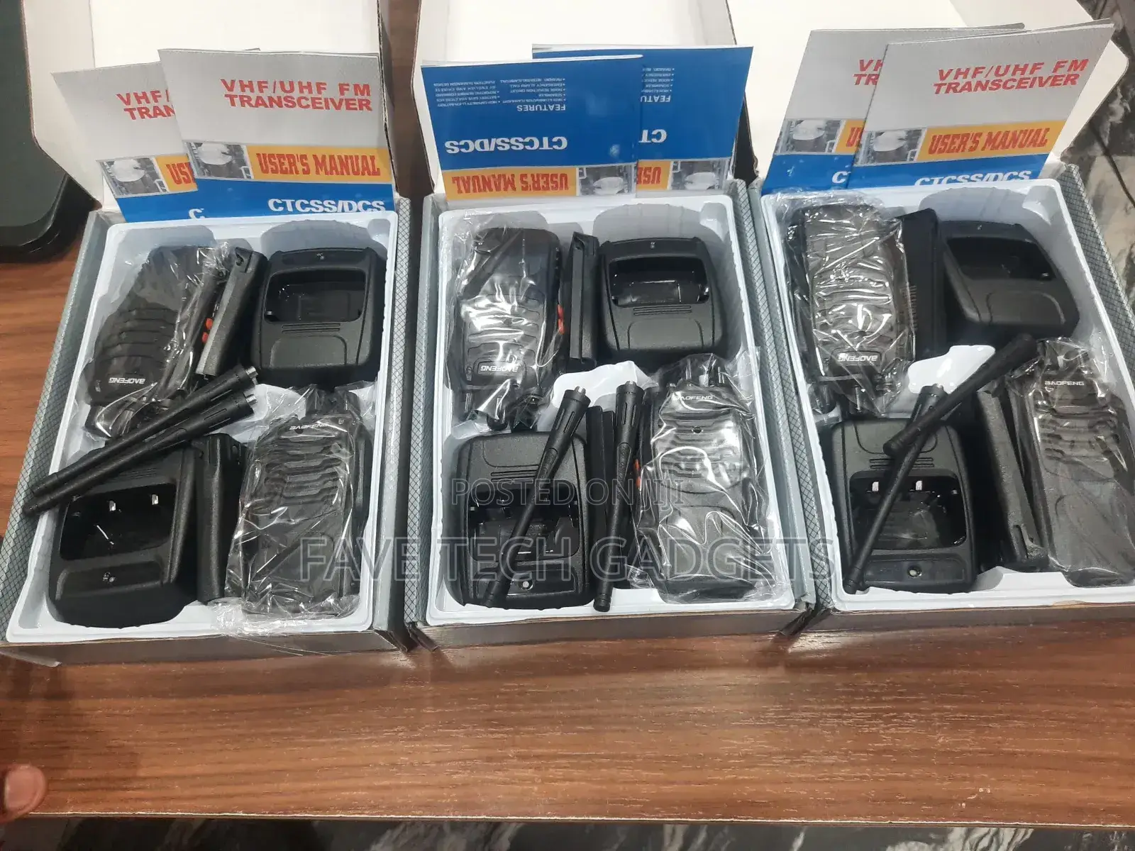 Baofeng Walkie Talkie Radio 6pcs