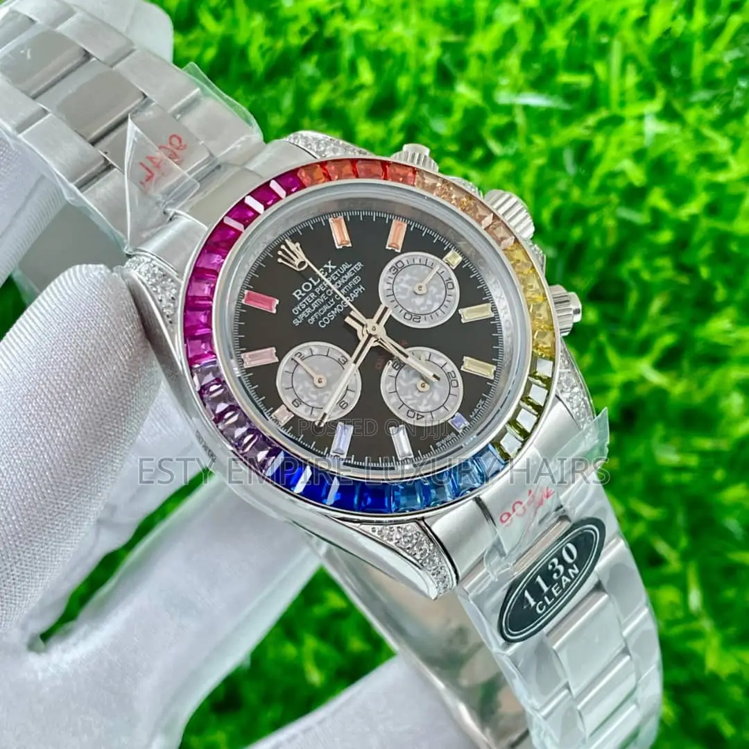 High Quality Luxury Rolex Diamond Stone Day Toner Watch