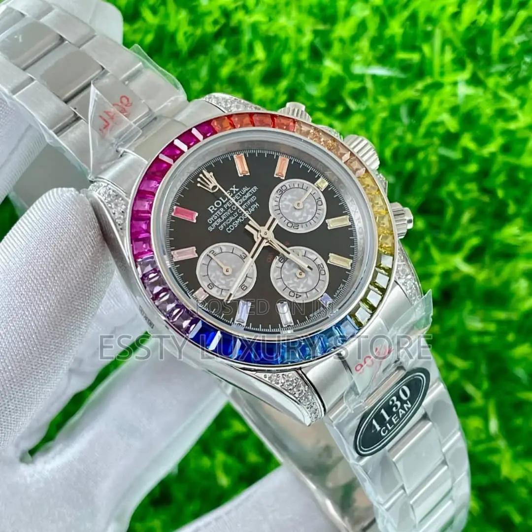 Original Quality Luxury Rolex Cosmograph Daytona Rainbow Watch