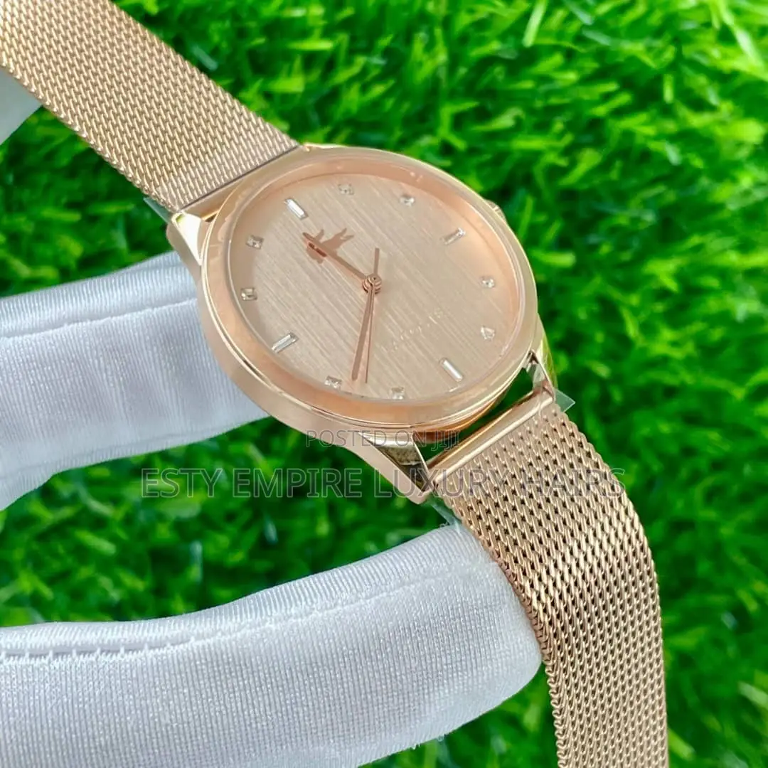 Lacoste Quality Luxury Men Chain Strap Wristwatch