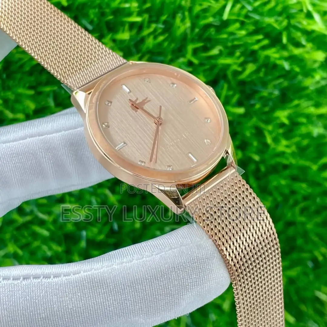 Lacoste Quality Luxury Men Chain Strap Wristwatch