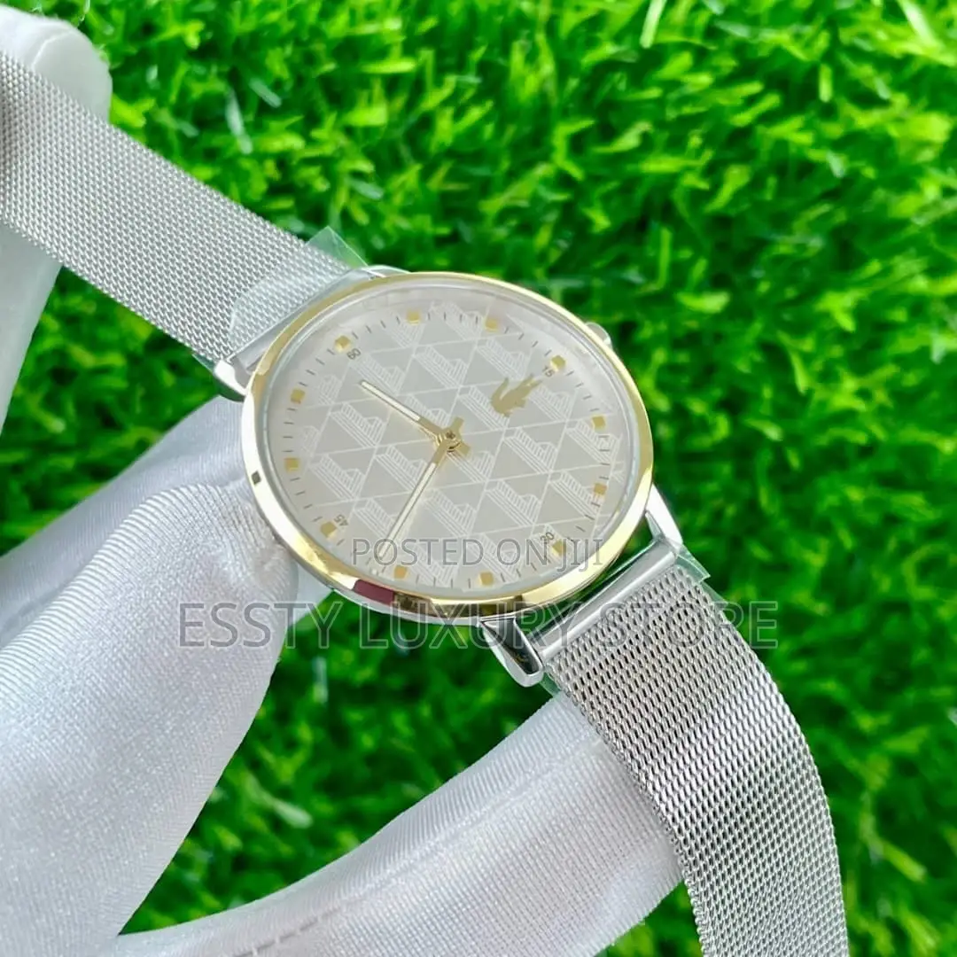 Lacoste Quality Luxury Men Chain Strap Wristwatch
