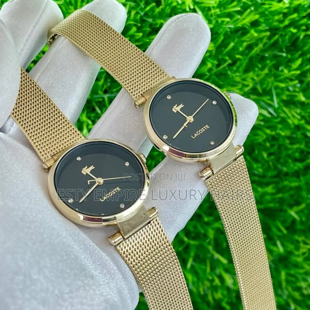 Lacoste Quality Luxury Men Chain Strap Wristwatch