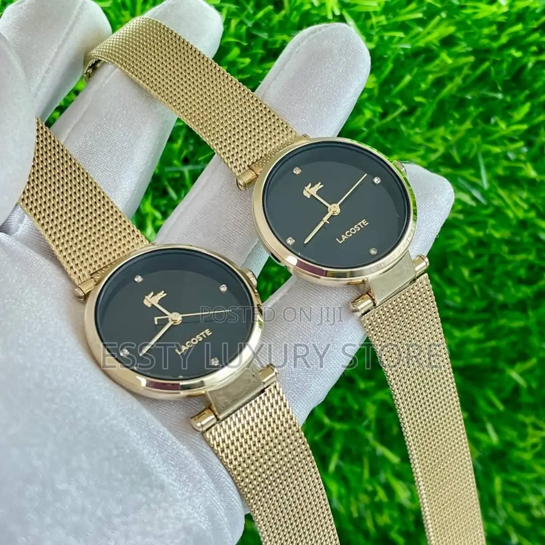 Lacoste Quality Luxury Men Chain Strap Wristwatch