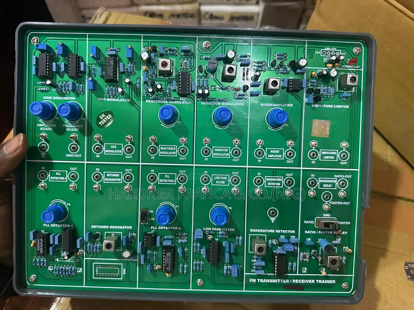 Fm Transmitter and Receiver Communication Trainer