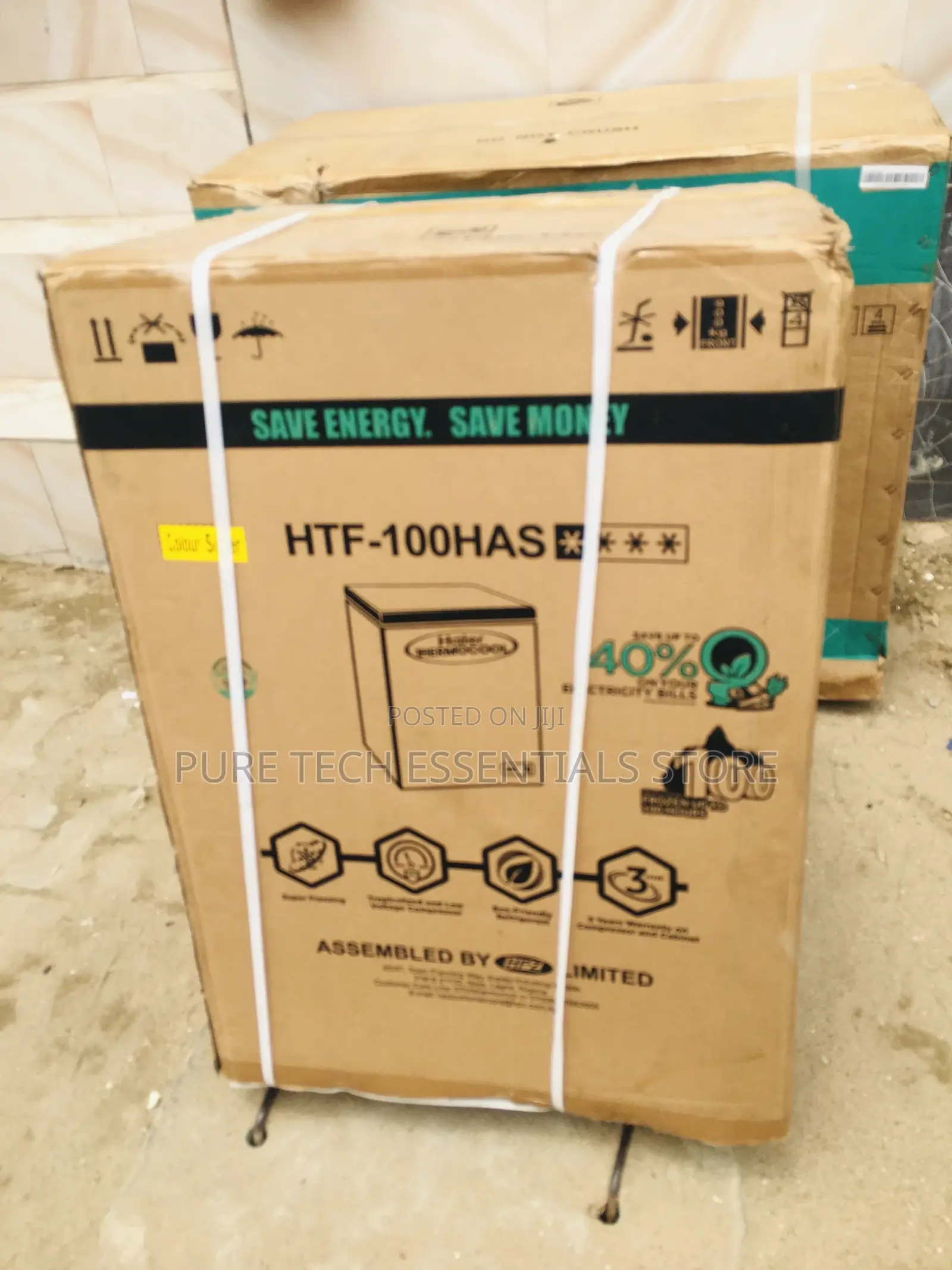 New Haier Thermocool 103l Mini Freezer 40% Energy Saver