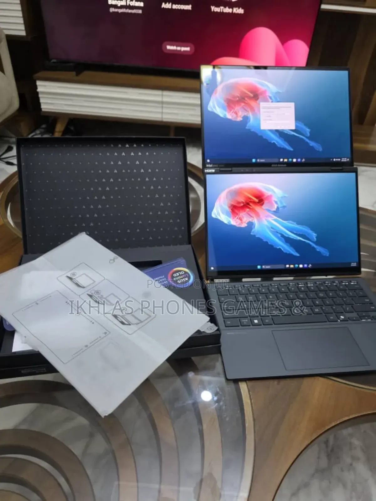 New Laptop Asus Zenbook Duo 14 32GB Intel Core Ultra 9 SSD 1T