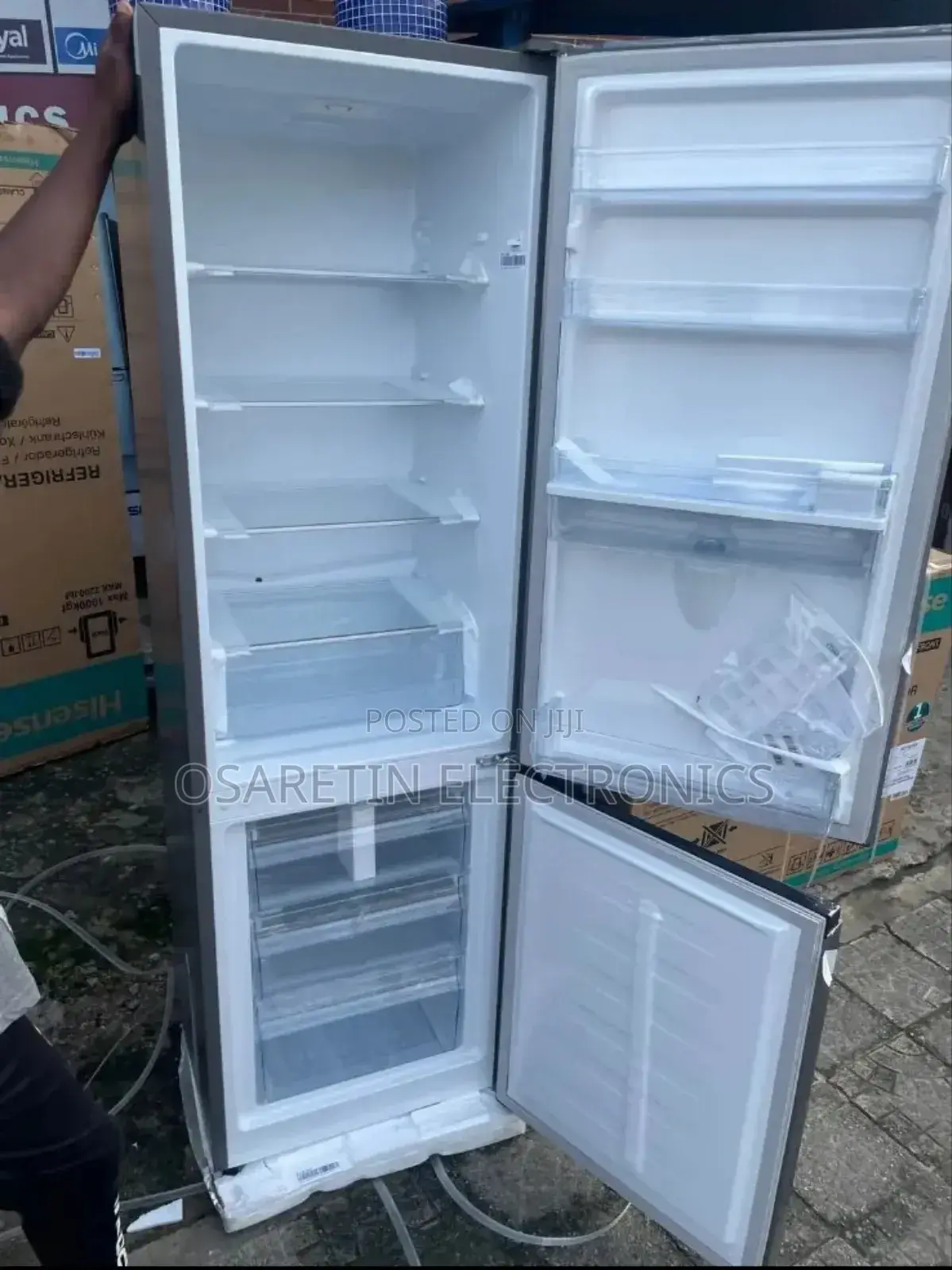 Hisense Double Door Refrigerator With One Year Warranty