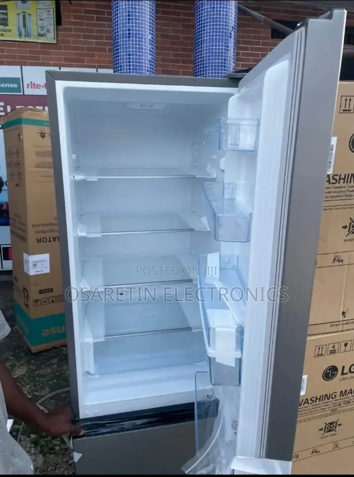 Hisense Double Door Refrigerator With One Year Warranty