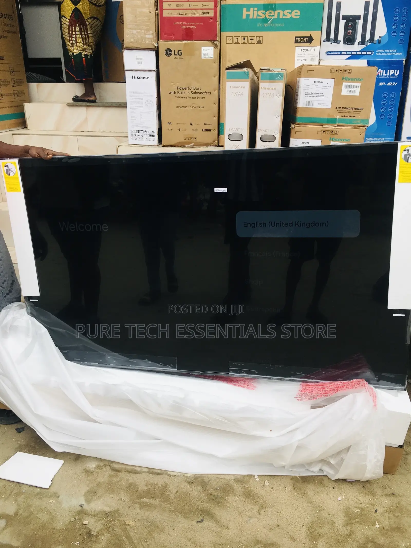 Original TCL 75” Qled Smart Goggle Tv