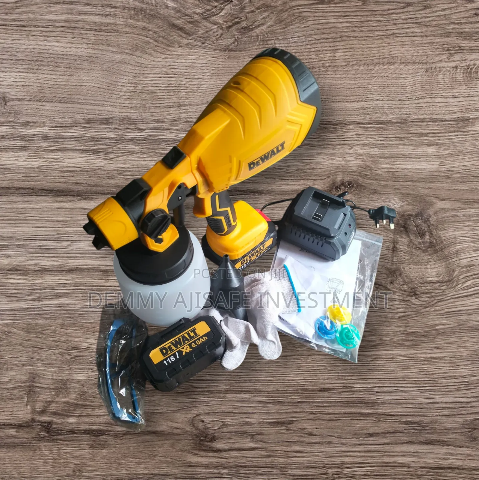 Dewalt Cordless Spray Gun(2 Batteries)118v