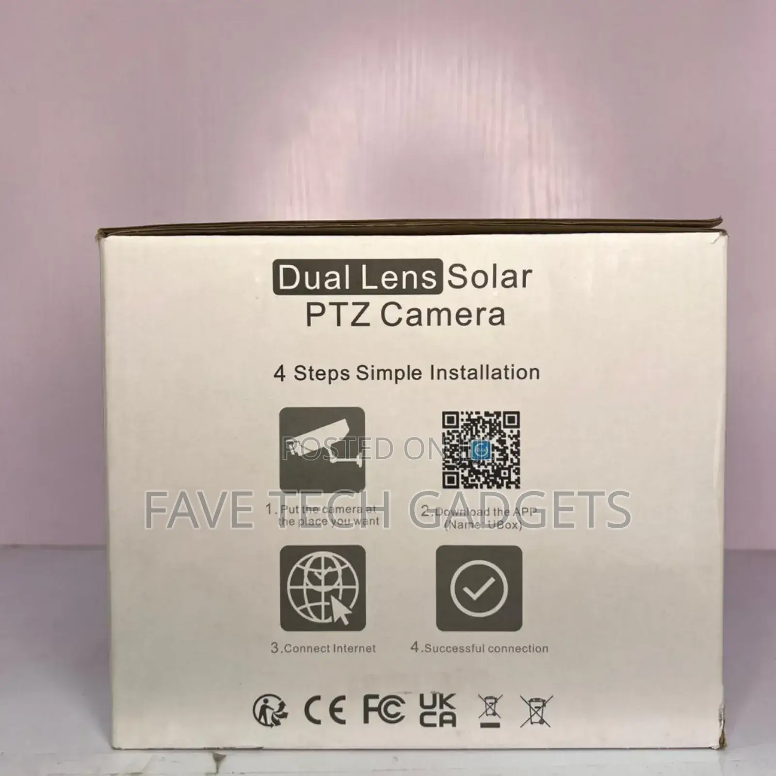 4g Solar PTZ Dual Lens Camera Sd250