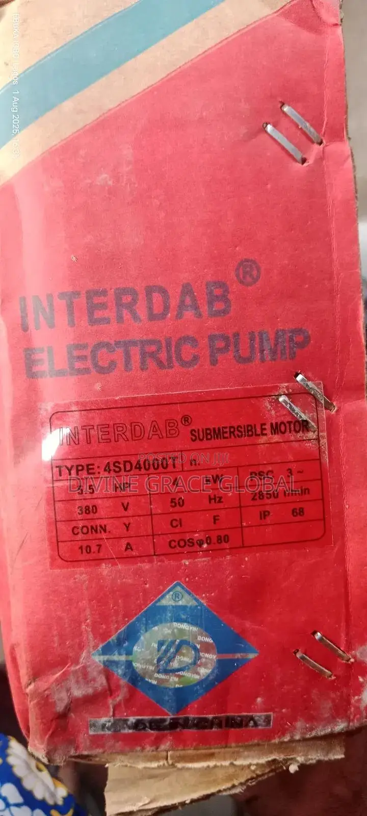 5.5hp Interdab Pump