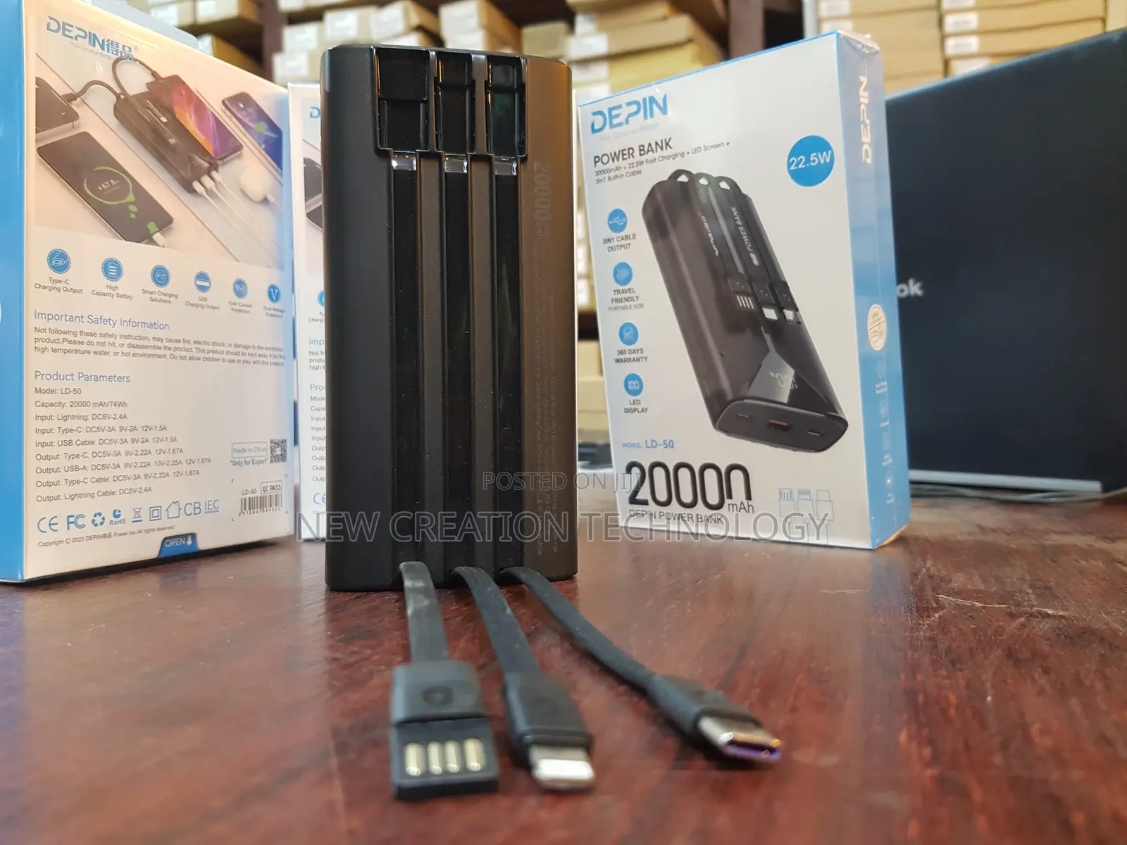 Depin 20,000mah Phone Power Bank