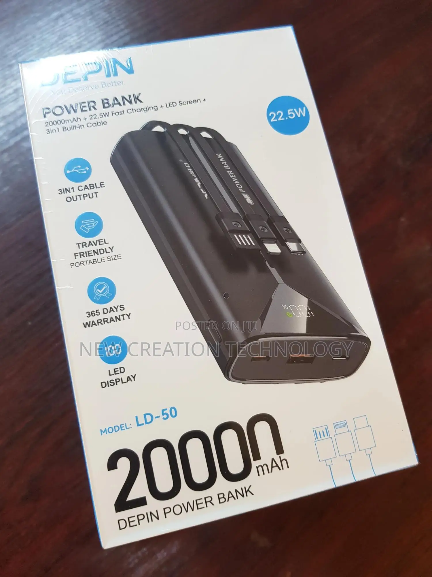 Depin 20,000mah Phone Power Bank