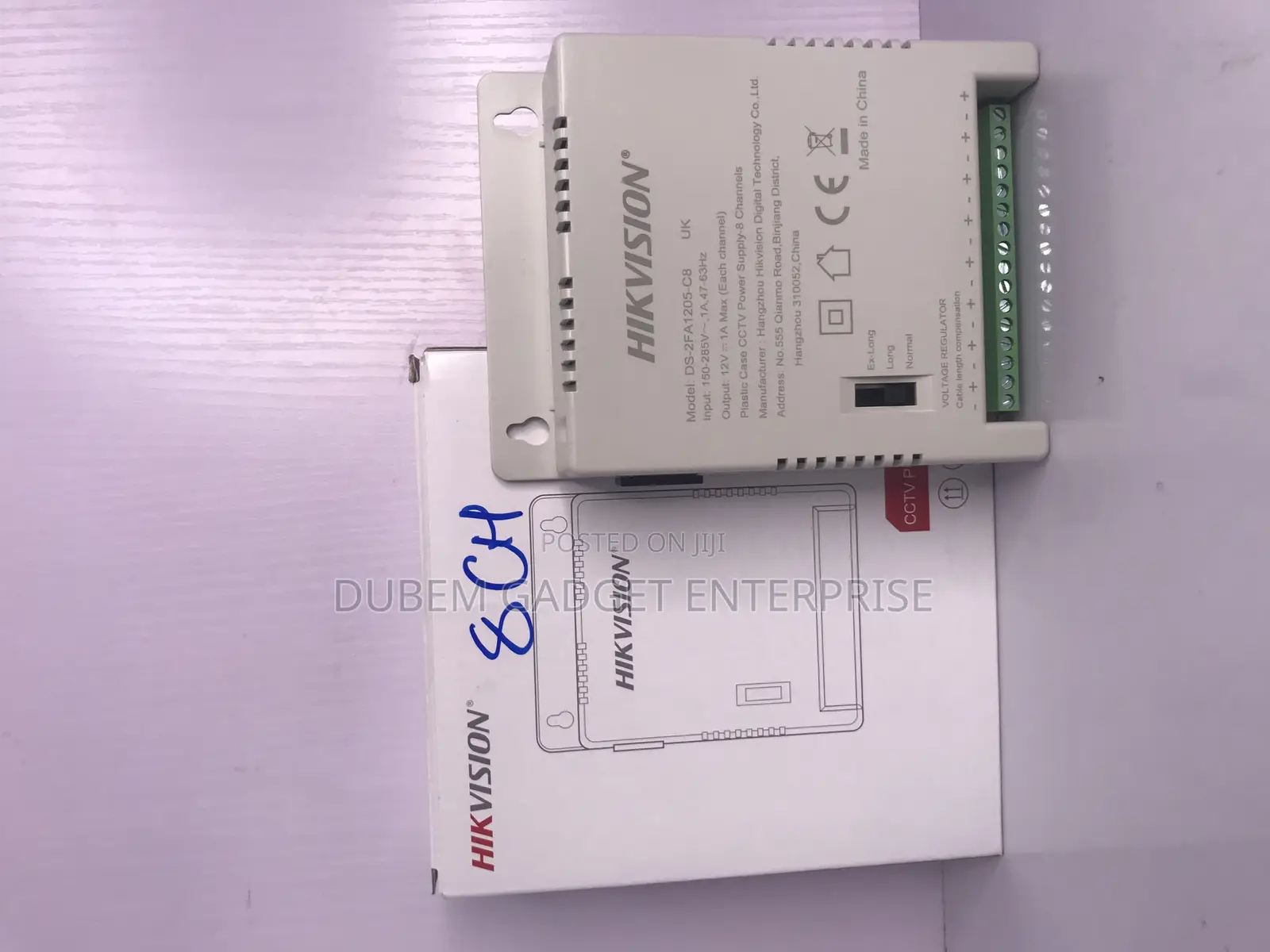 Hikvision CCTV Power Supply Box 8ch