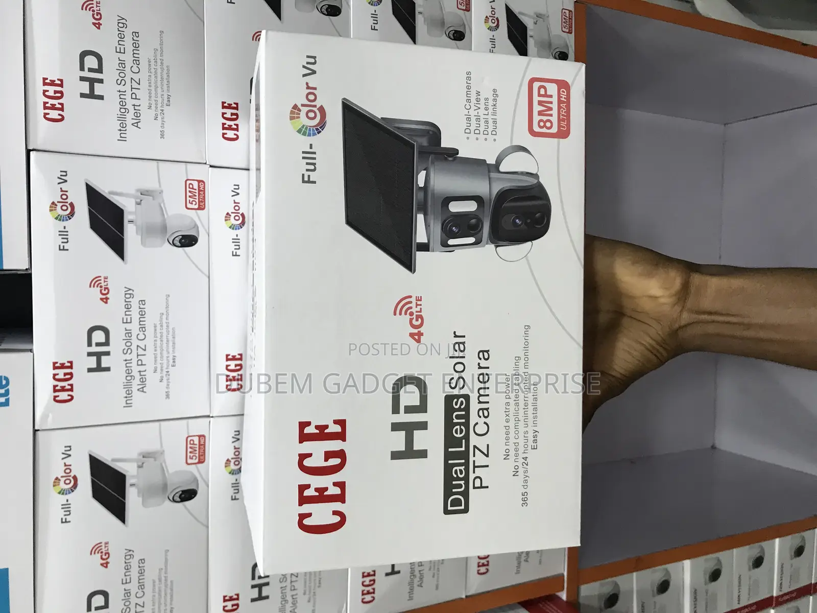 4g Solar PTZ Camera Dual Lens