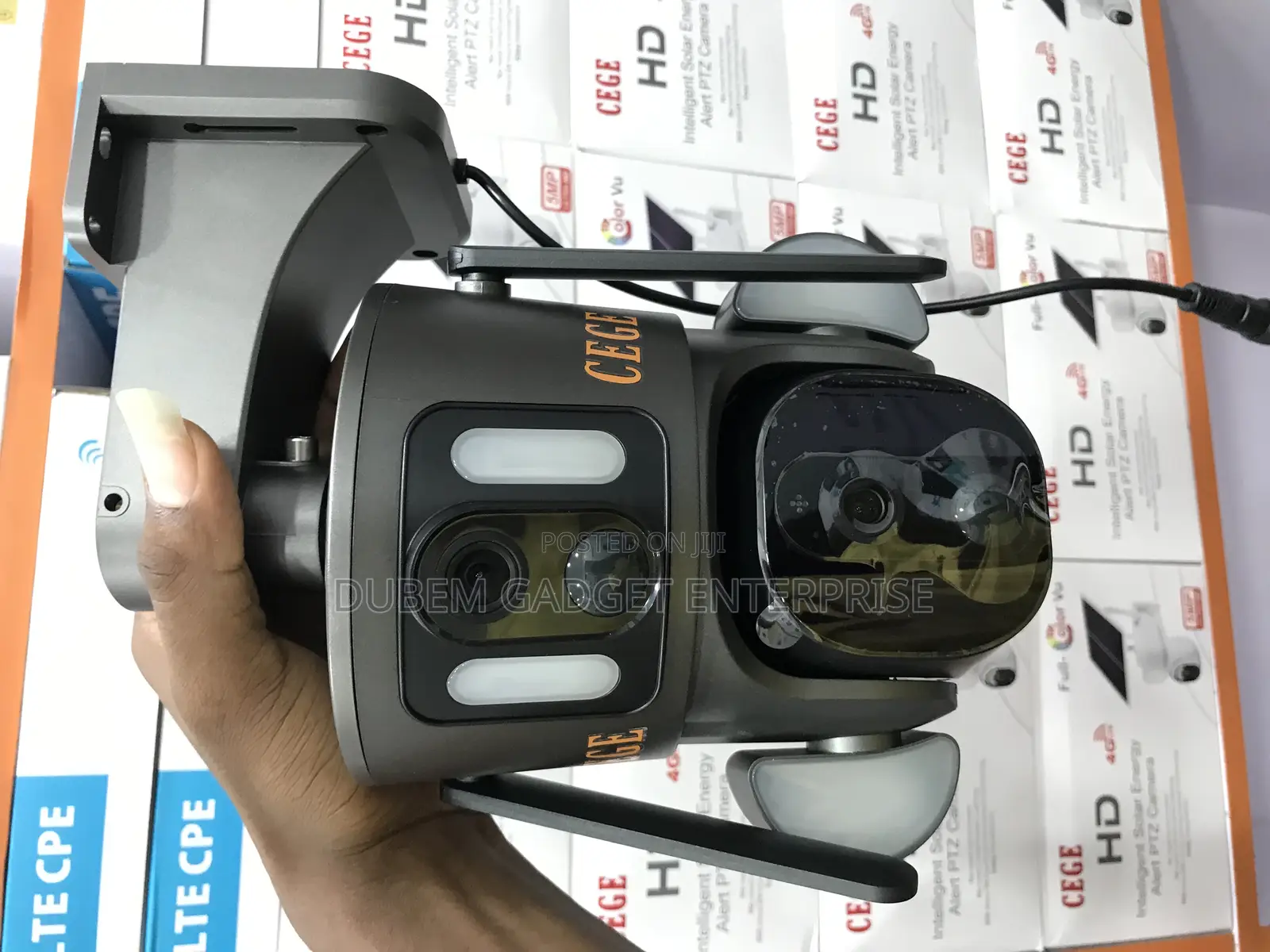 4g Solar PTZ Camera Dual Lens