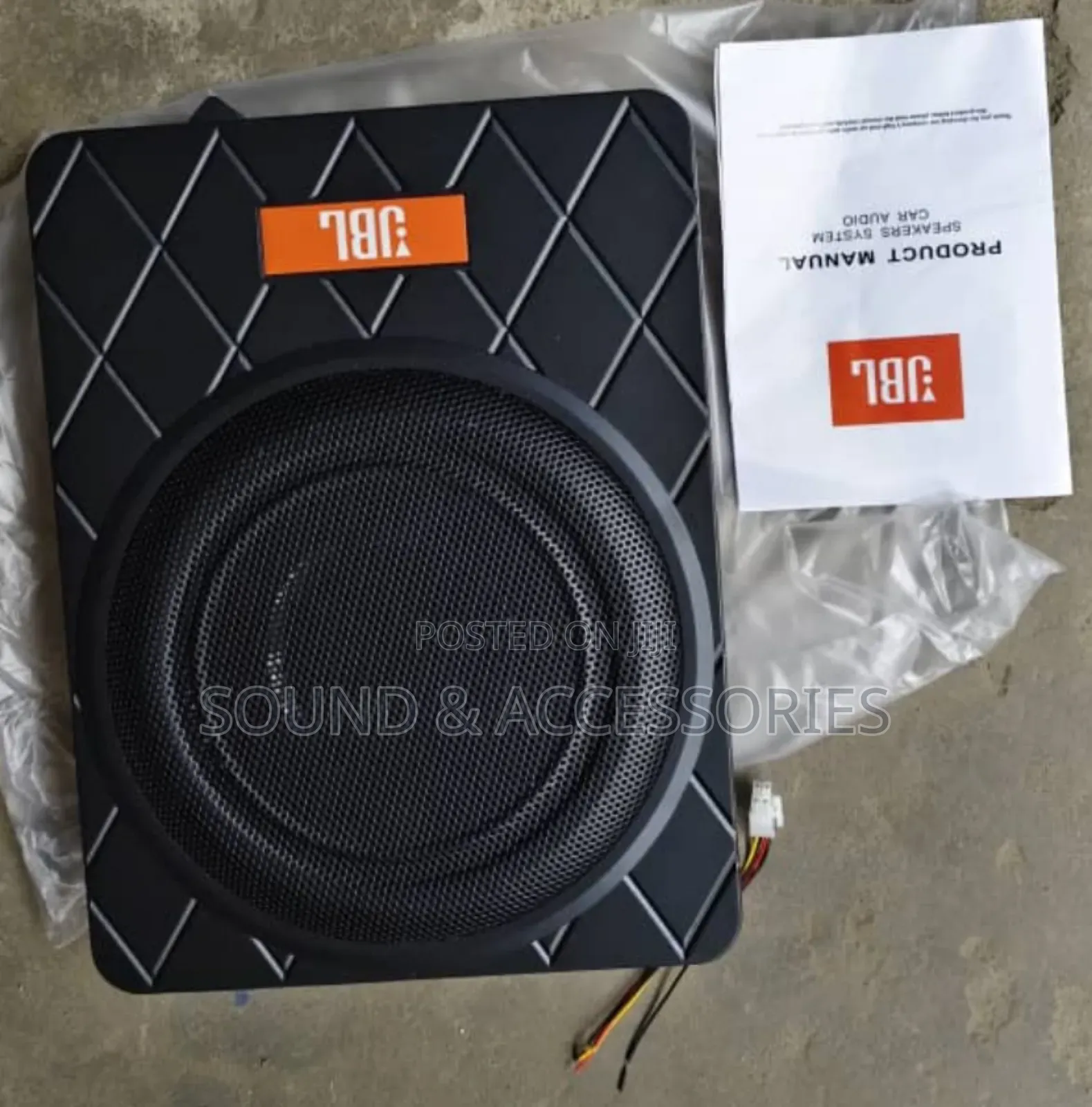 JBL Gto10db Pure Bass Pro Underseat Woofer (3,000watts)