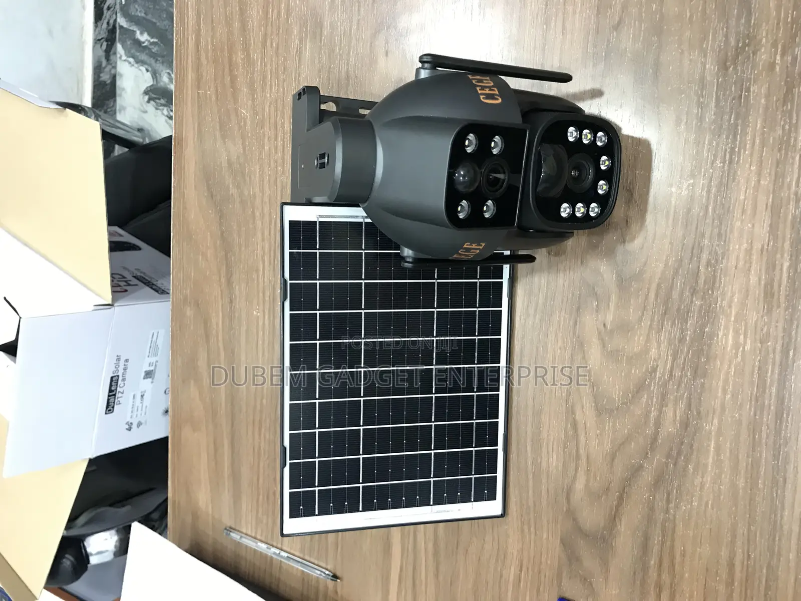 4g Solar PTZ Camera Dual Lens 5mp