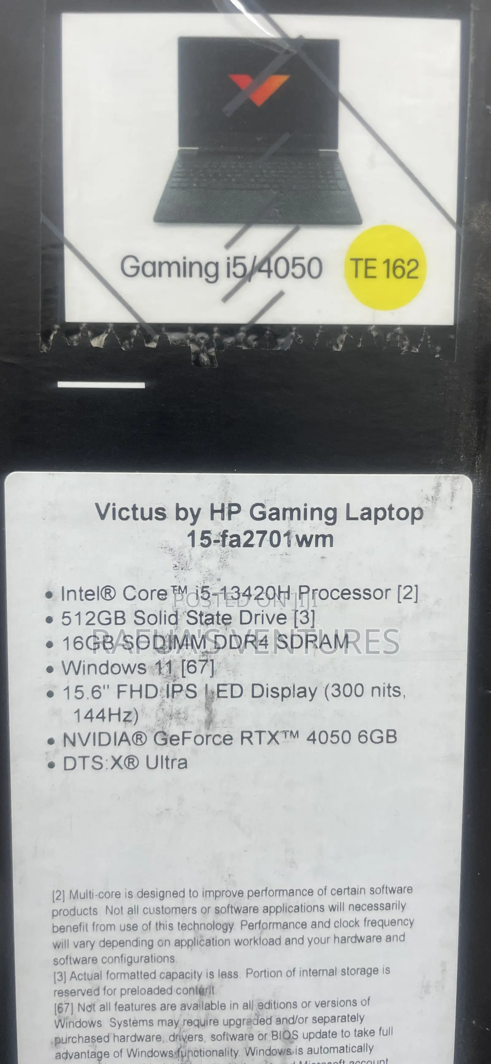 New Laptop HP Victus 15 16GB Intel Core I5 SSD 512GB
