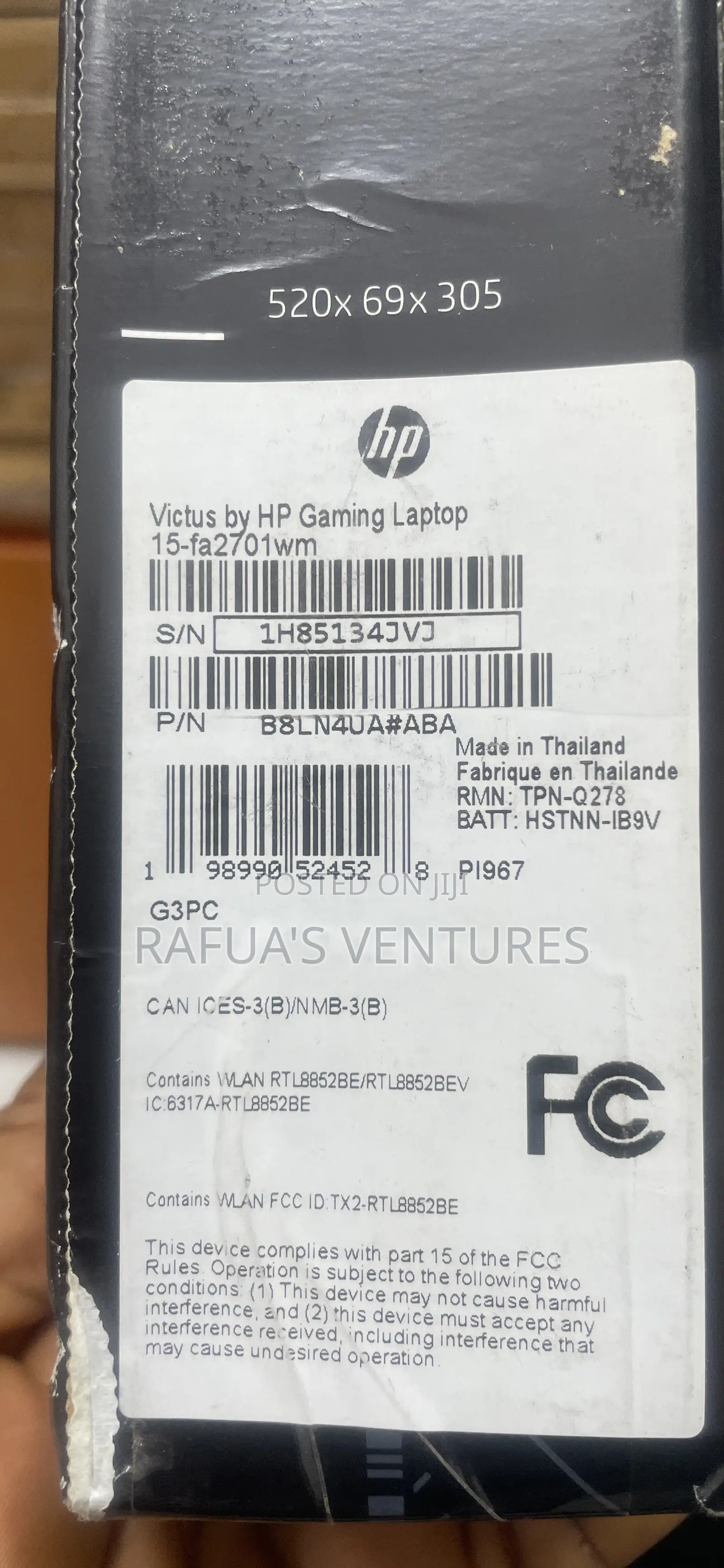 New Laptop HP Victus 15 16GB Intel Core I5 SSD 512GB