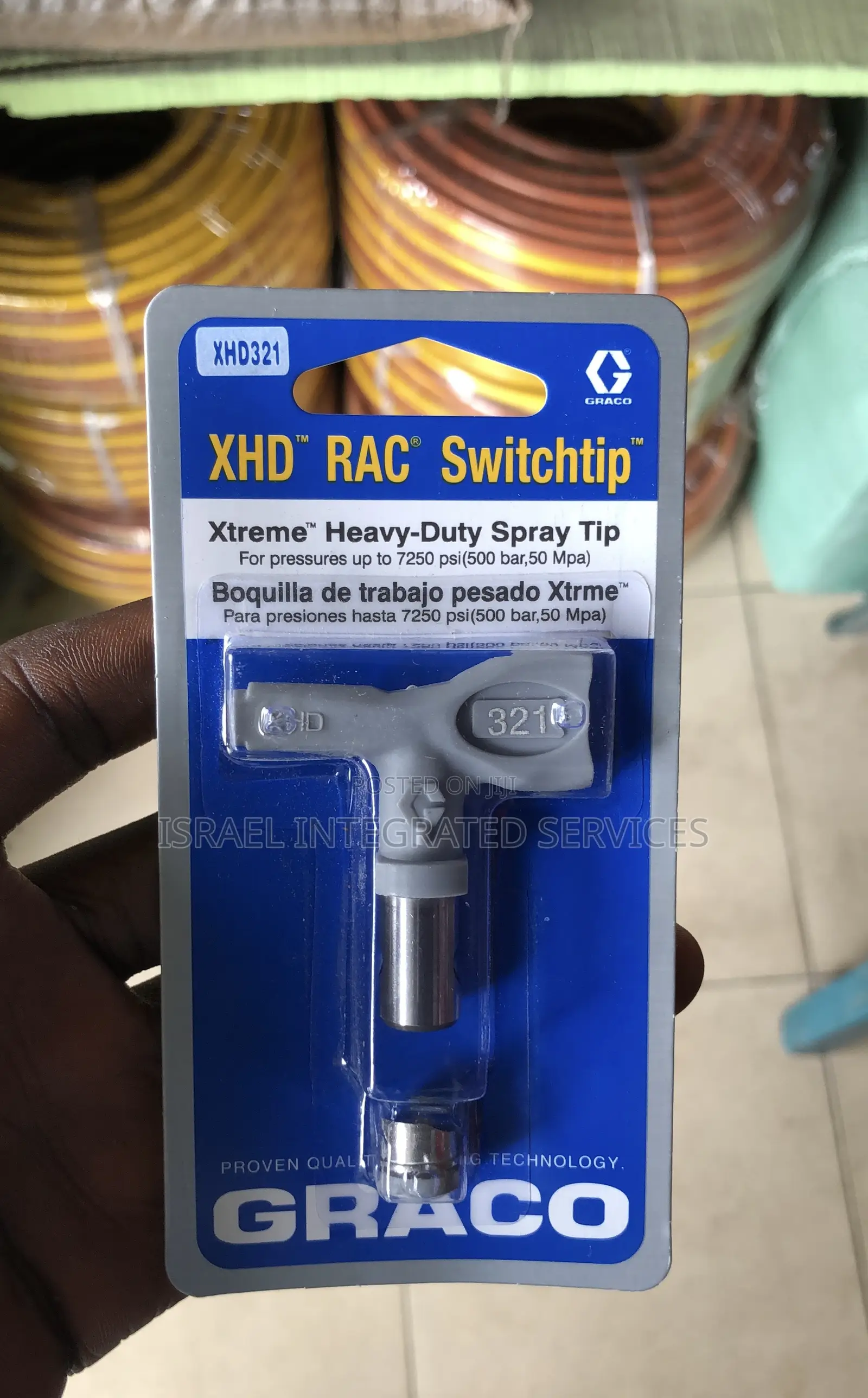 Heavy Duty Spray Tip 7250 Psi(500 Bar, 50mpa)