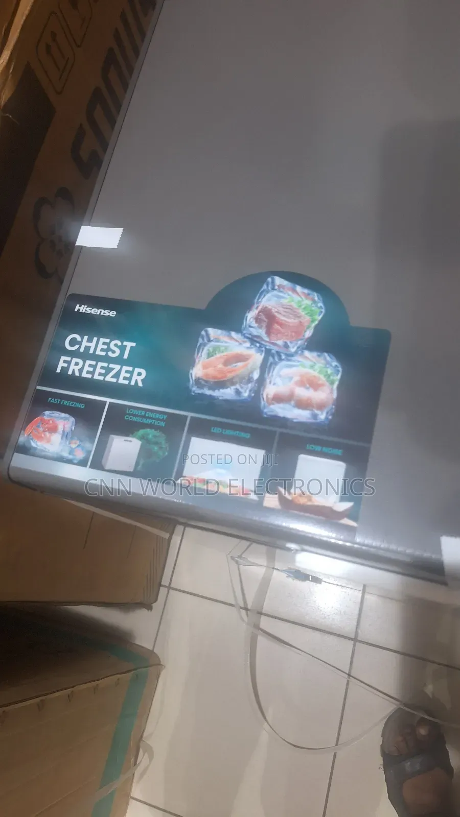 New Hisense 150l Chest Freezer Faster Cooling Energy Saving