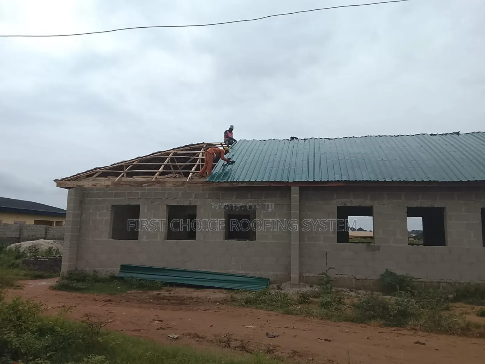 Supply And Install Of Oven Baked Aluminium Roofing Sheets