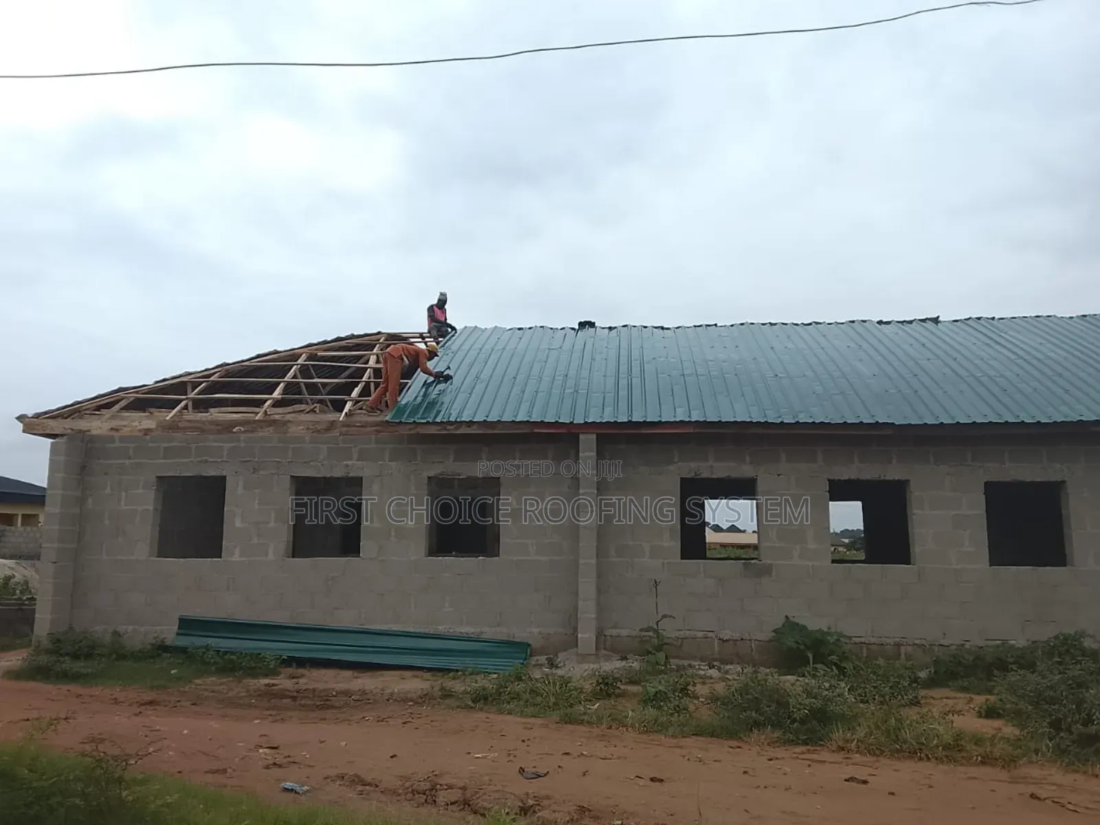 Supply And Install Of Oven Baked Aluminium Roofing Sheets