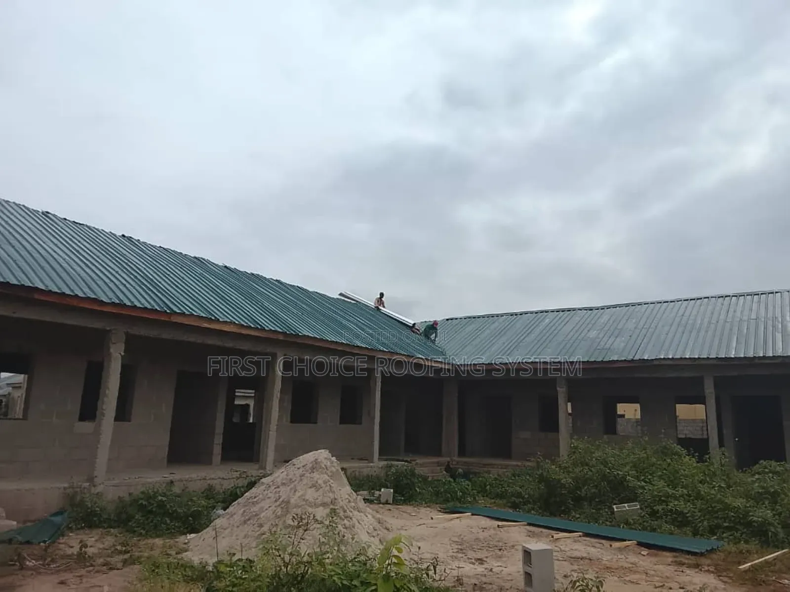 Supply And Install Of Oven Baked Aluminium Roofing Sheets