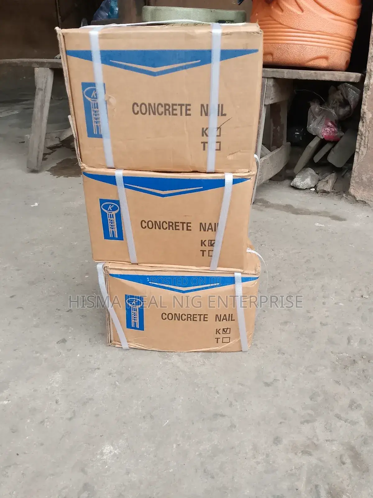 Concrete Tornado Nails Carton (50 Boxes)