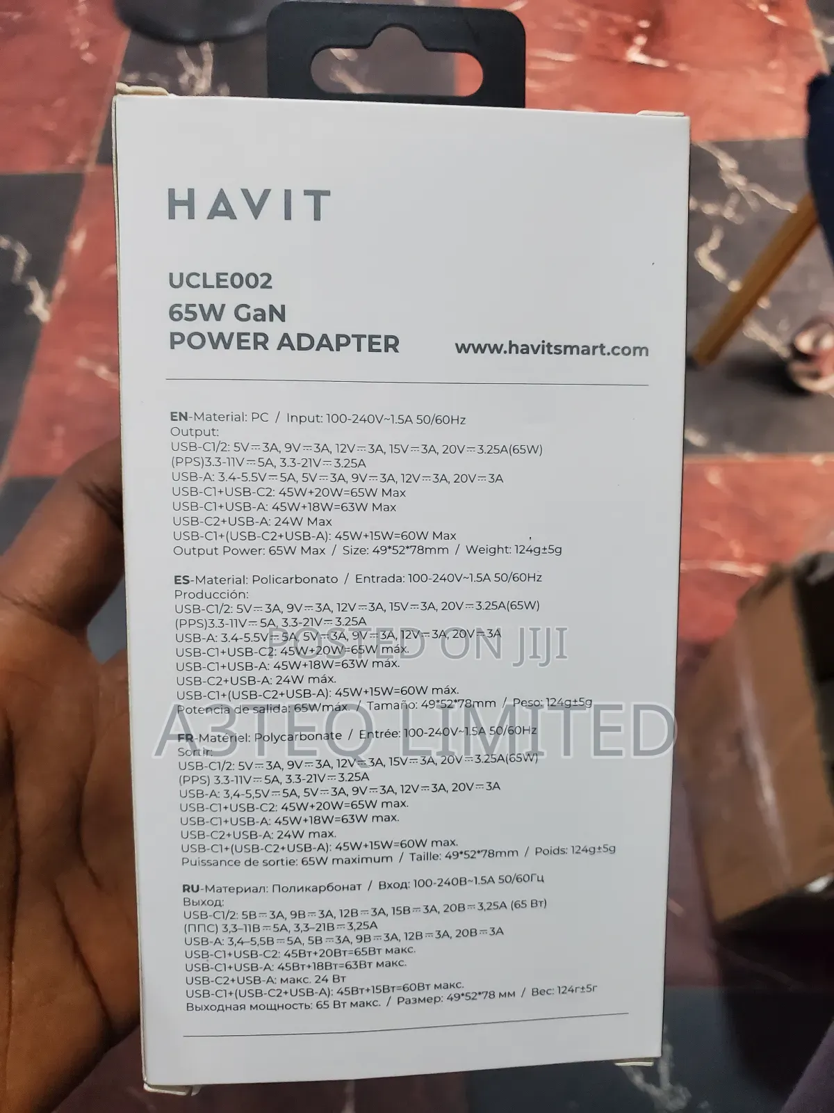 Havit Ucle002 65watt Gan Power Adapter