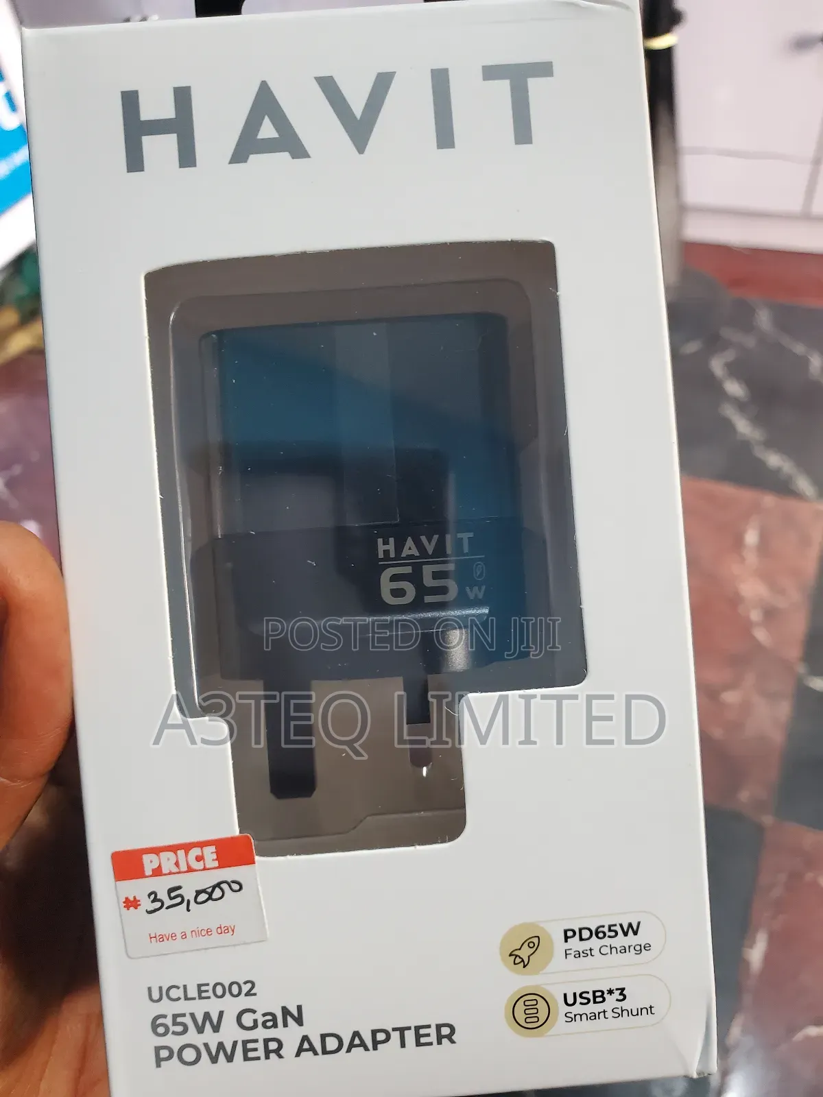 Havit Ucle002 65watt Gan Power Adapter