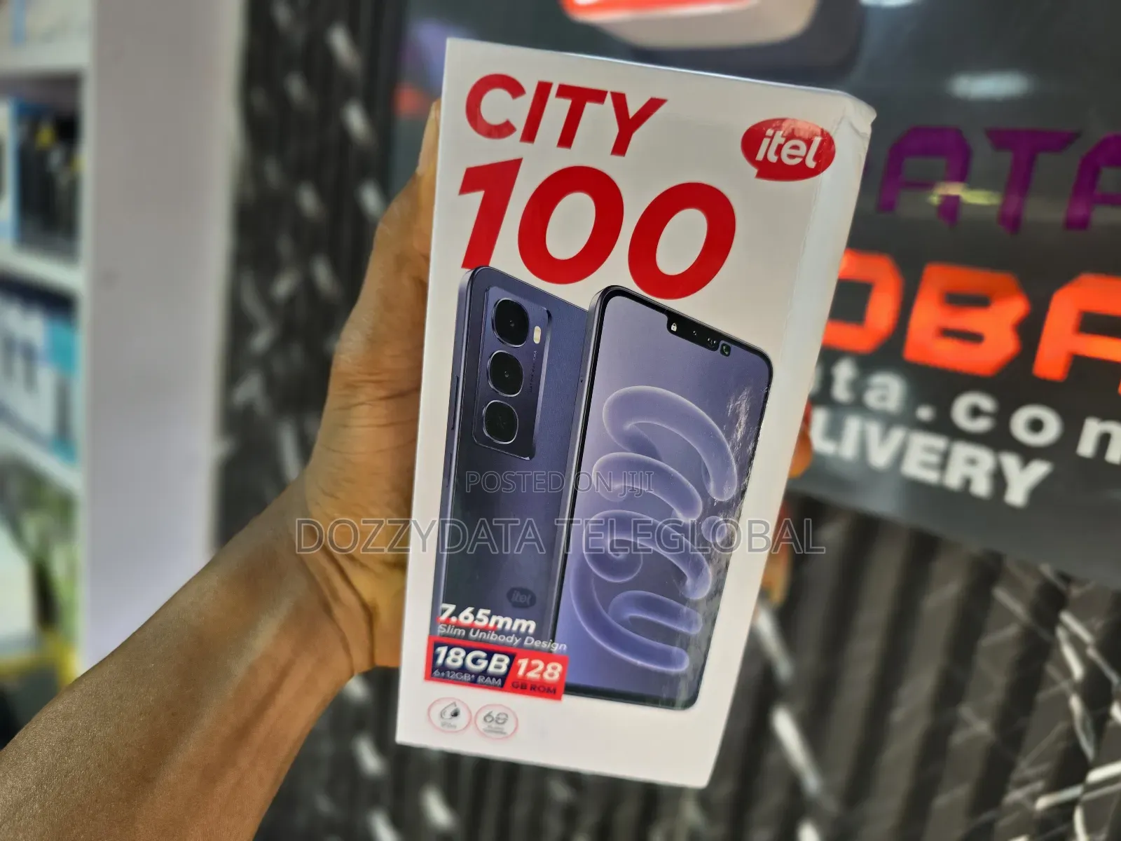 New Itel City 100 128 GB Black