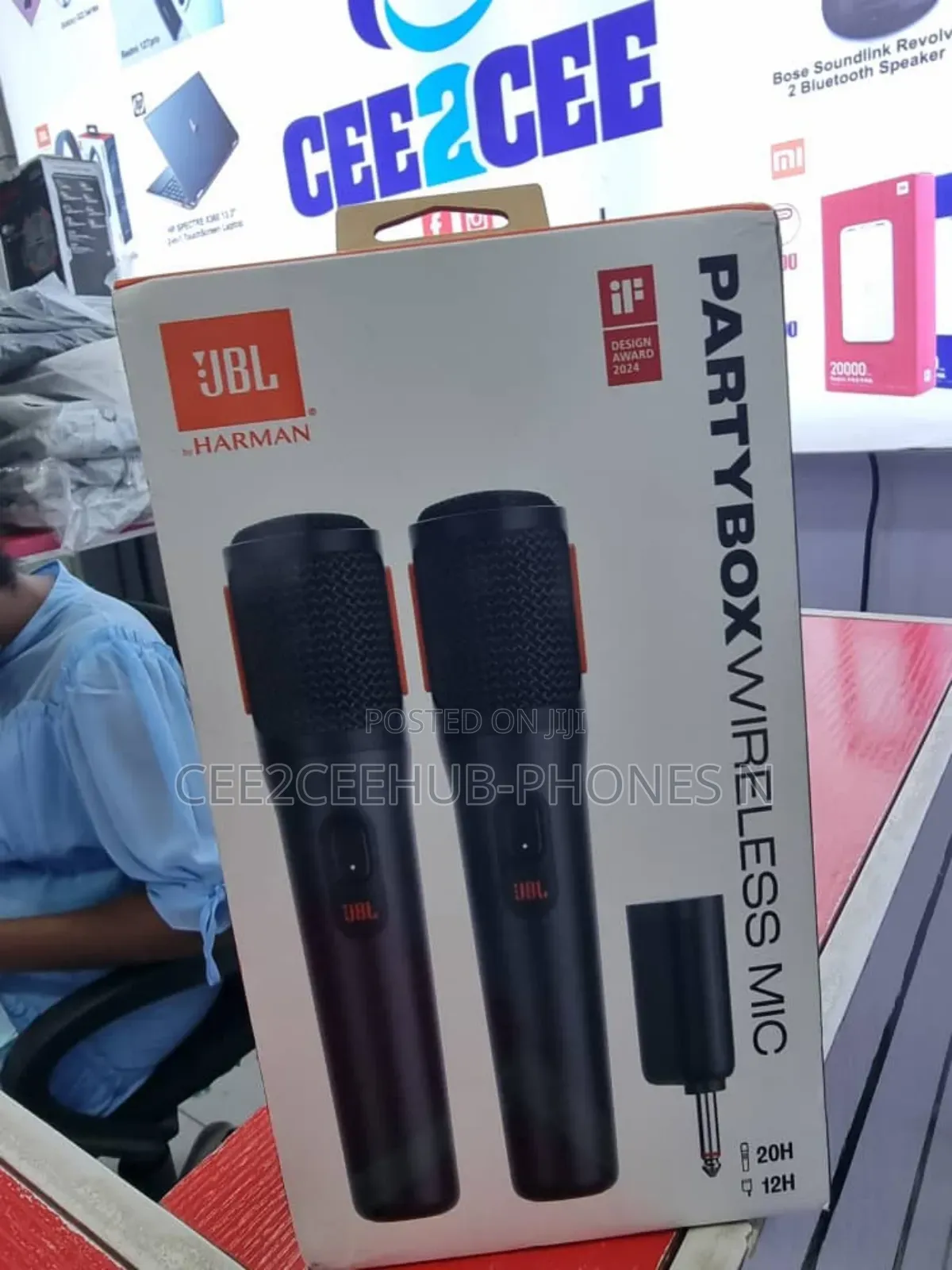 JBL Partybox Wireless Mic -20hrs