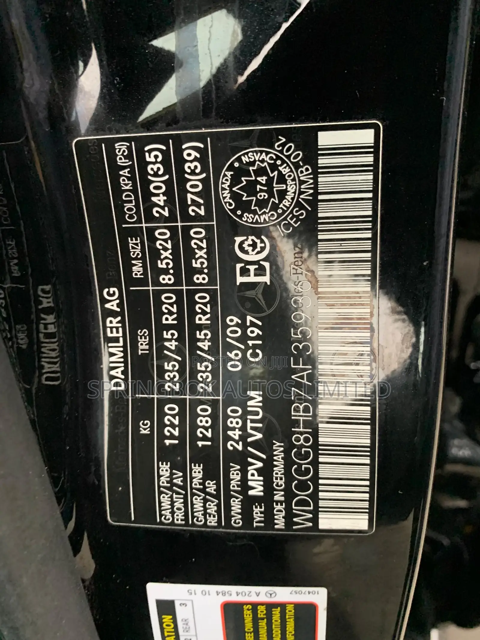 Mercedes-Benz GLK-Class 350 4MATIC 2010 Black