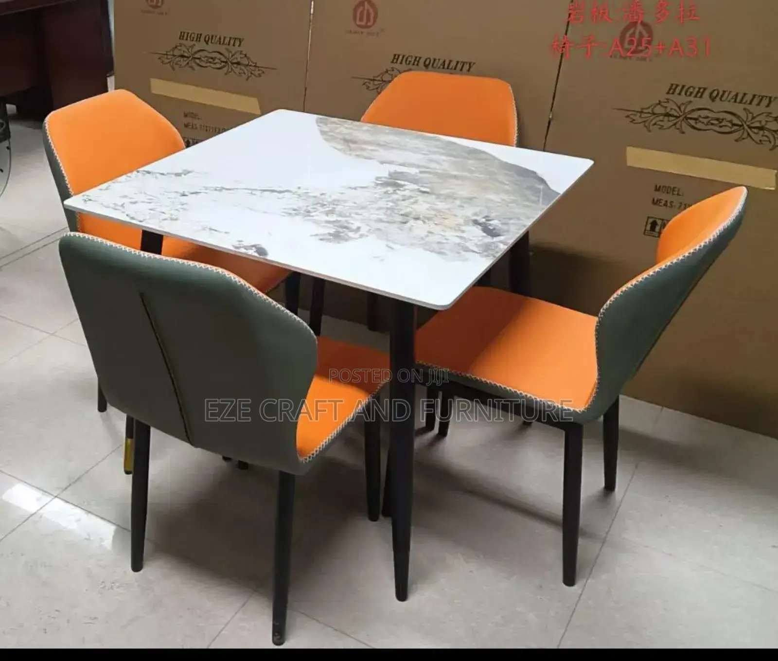 Modern 4seaters Dining Set