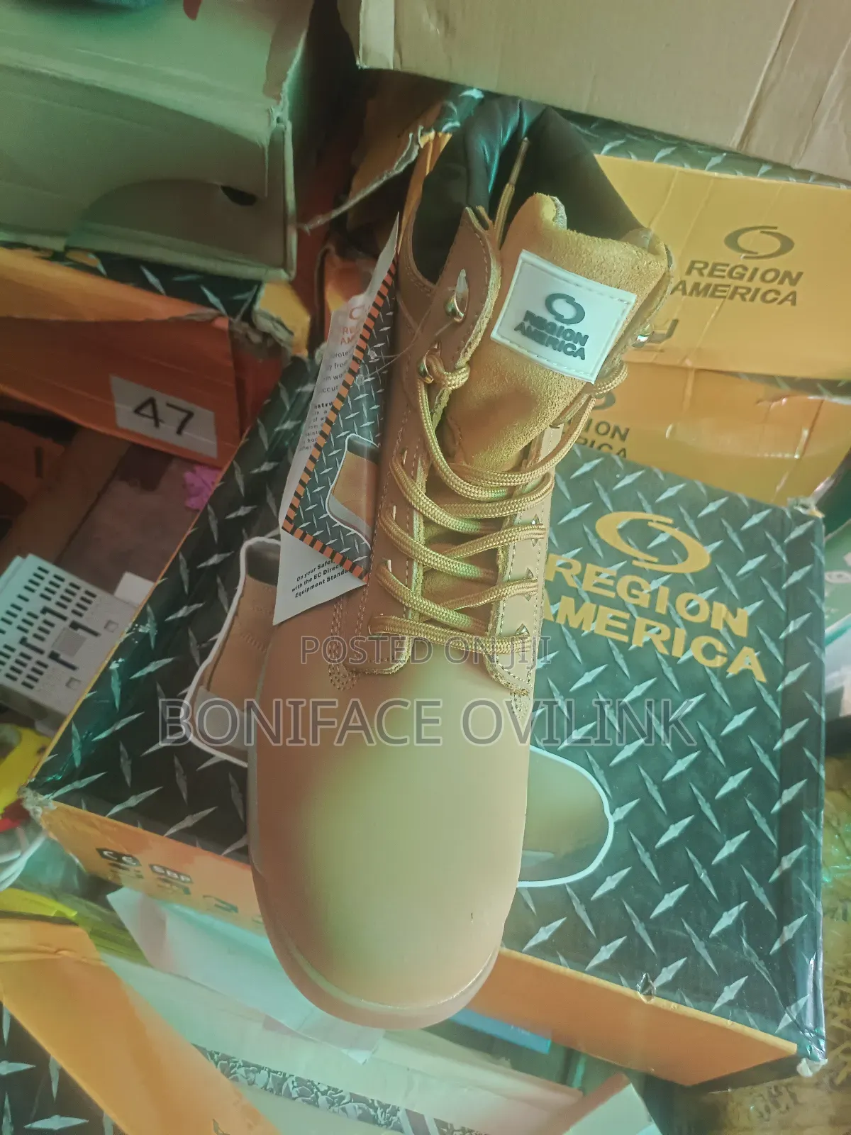 American Region Safety Boot
