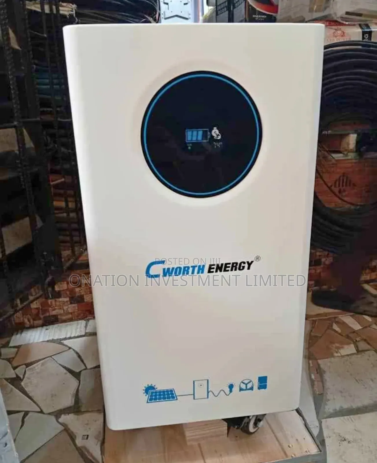 Cworth 15kwh 51.2v Lithium Battery – High-Capacity Solar Storage