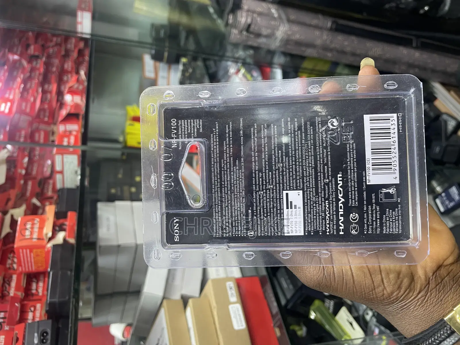 Sony Battery Np-Fv100