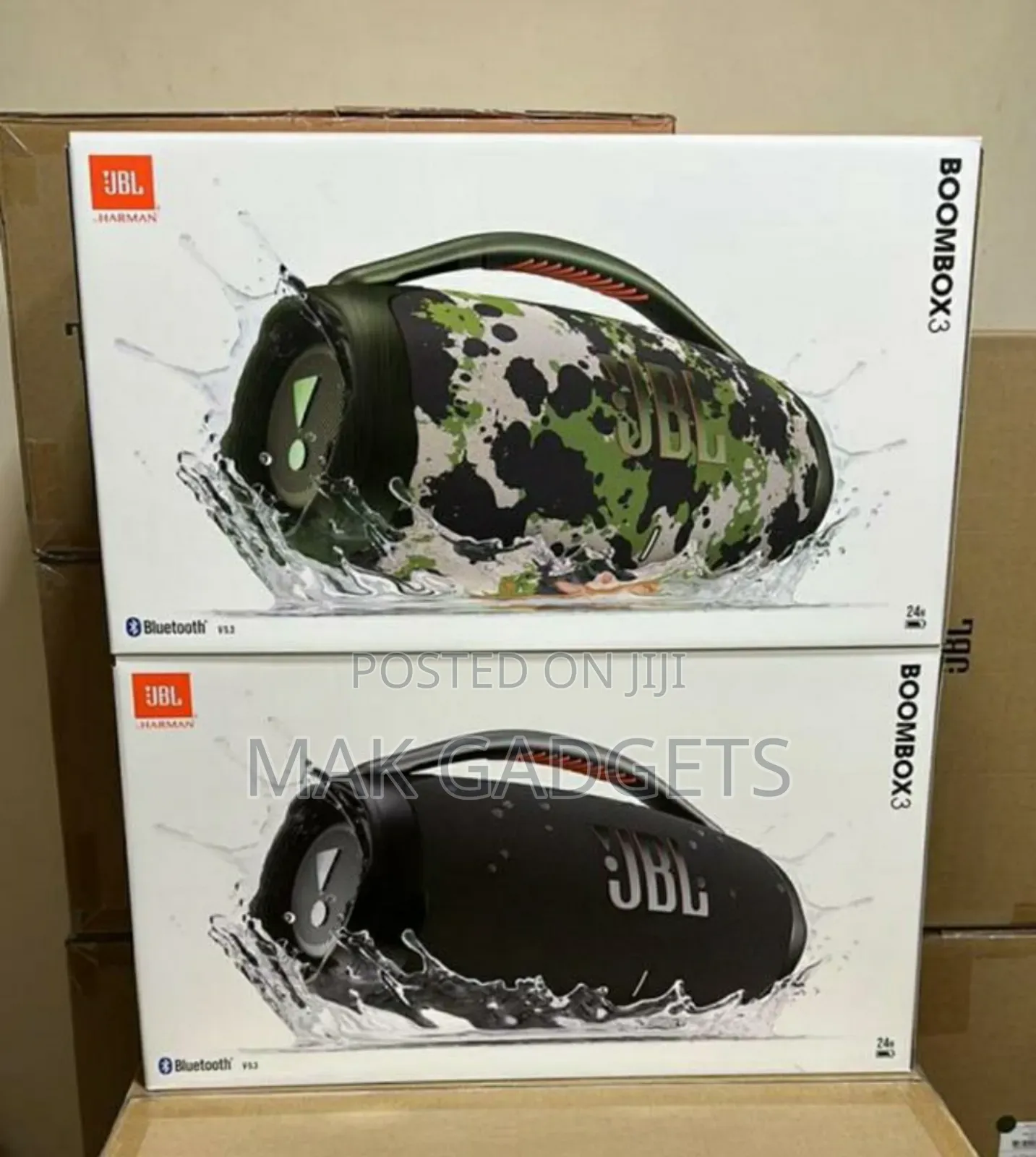 JBL Portable Speaker Boom Box 3 Squad