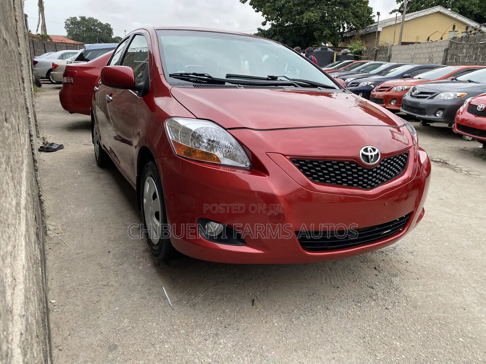 Toyota Yaris 2009 Red