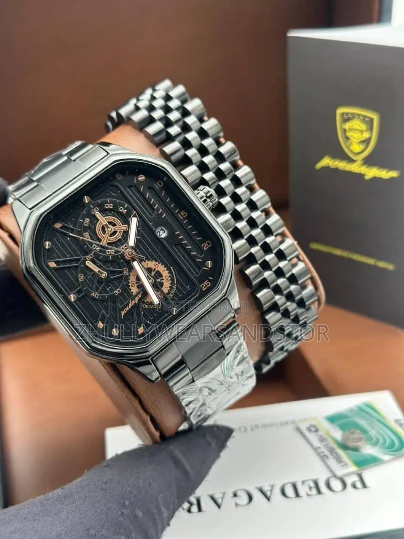 Poedagar High Quality Wristwatch And Bracelet