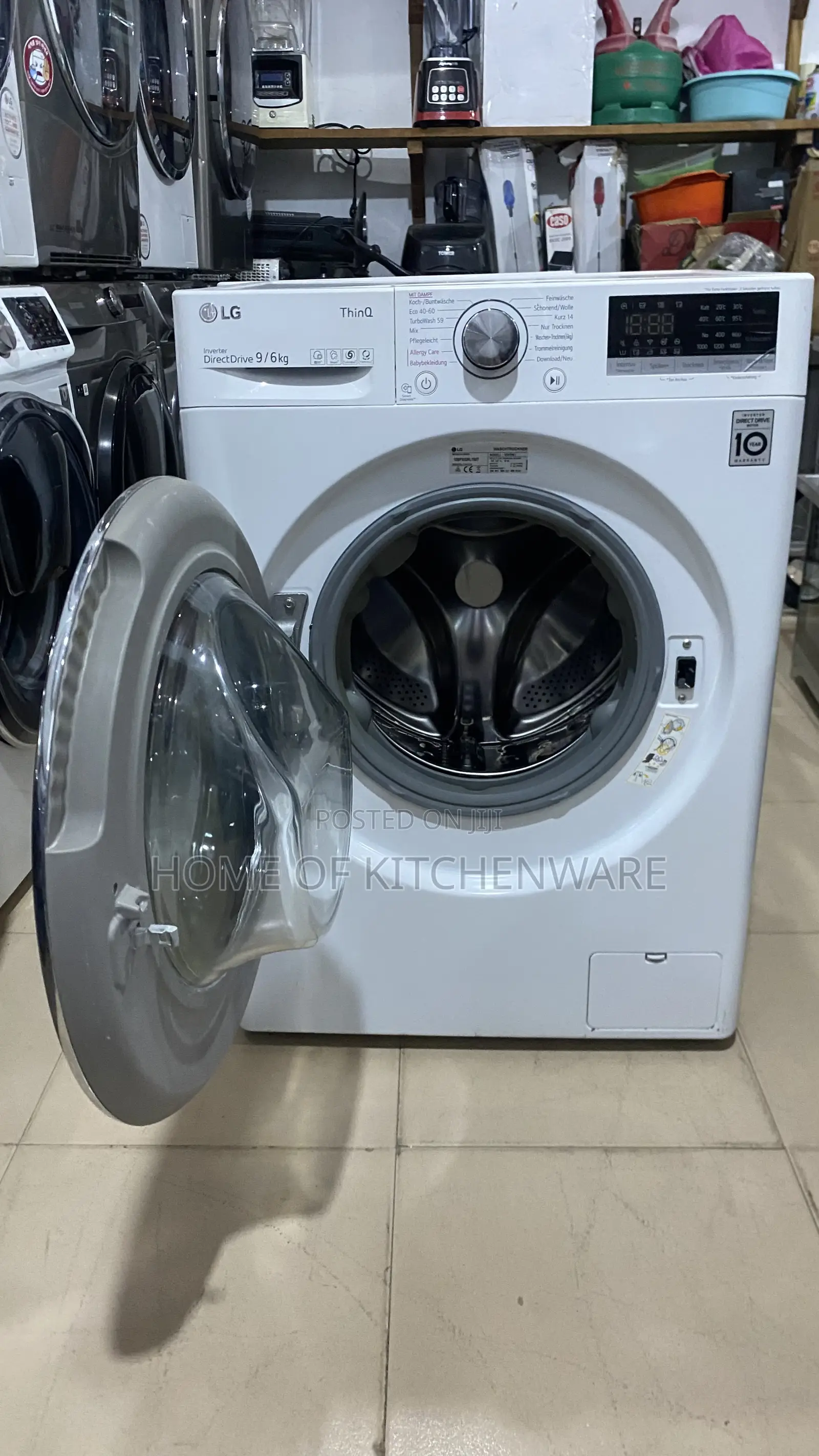 Washing Machine 9/6kg Wash and Dry