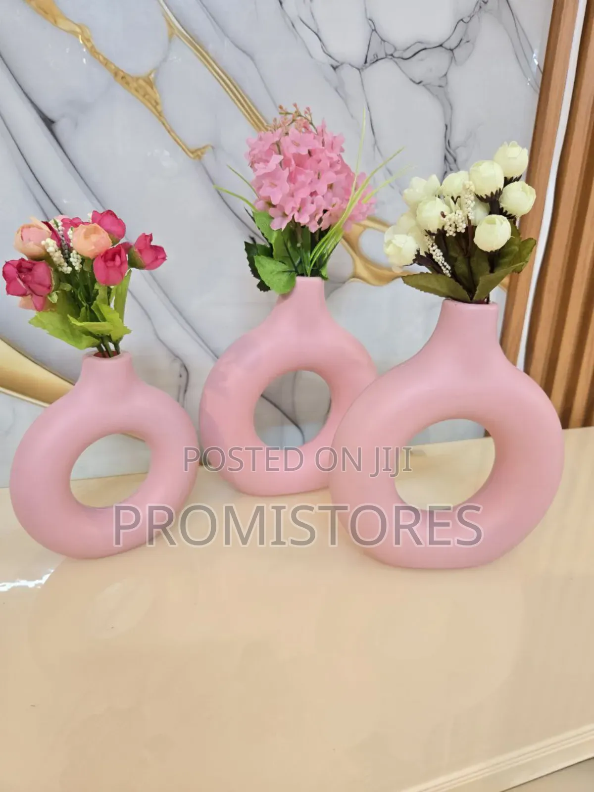 Donut Vase Creative Living Room Decoration Flowers